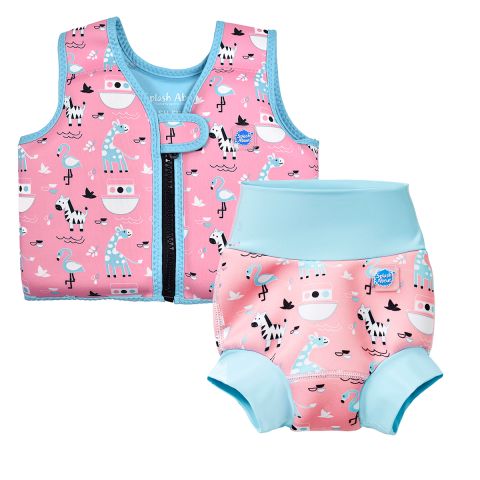 Nina's Ark Happy Nappy and Go Splash Swim Vest Bundle