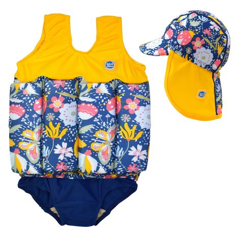 Garden Delight Floatsuit and Legionnaire Hat Bundle