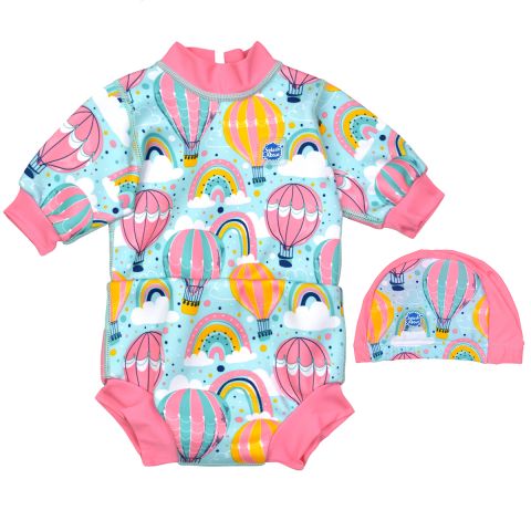 Up & Away Happy Nappy Wetsuit and Swim Hat Bundle