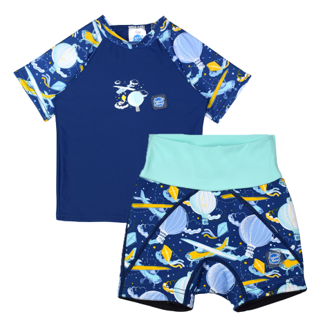 Up In The Air Splash Jammers & UV Rash Top Bundle