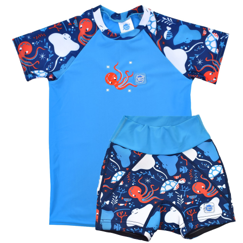 Under the Sea Splash Jammers & UV Rash Top Bundle