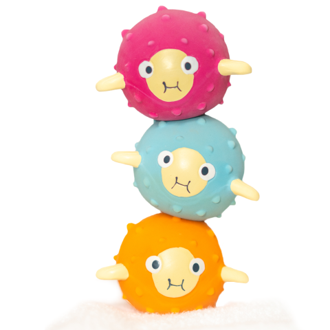 Pack of 3 Pufferfish Pool & Bath Toys