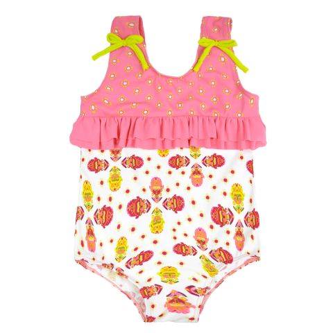 Ruffle Swimming Costume Kayla La