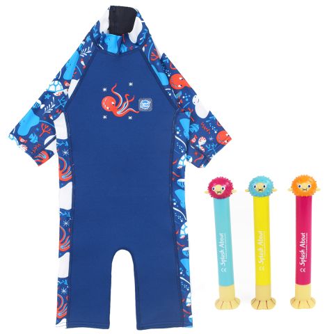 UV Sun & Sea Suit Under the Sea & Pufferfish Dive Sticks