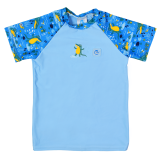 Short Sleeve Rash Top Crocodile Swamp